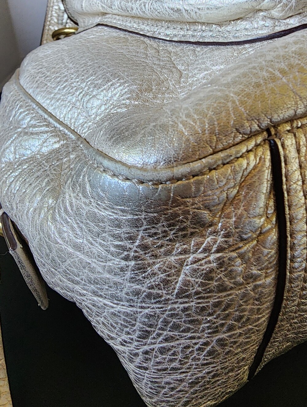 Coach Courtney Soho Dome Satchel, EUC, Metallic, 2008, F13137, $598 MSRP - Picture 6 of 10